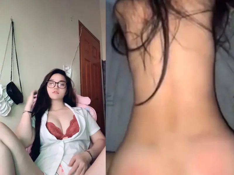 Xoạc banh bướm em thư kí xinh đẹp mông to bím múp